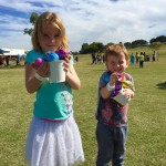 Buckets overflowing with Chocolatey Goodness at the Egg Hunt!